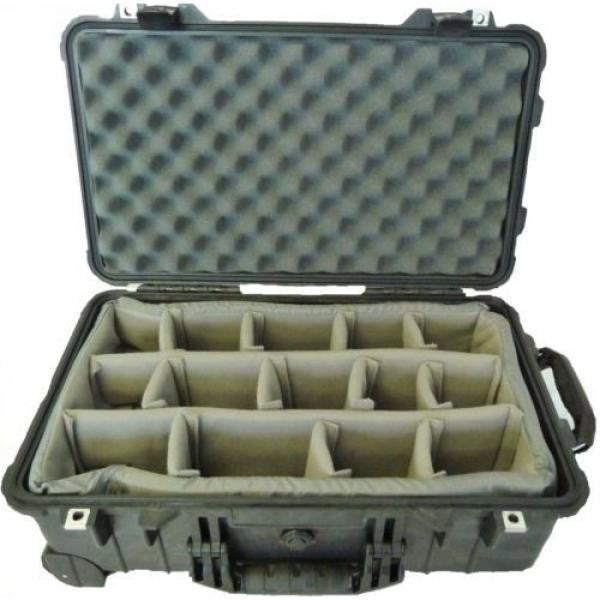 Grey Padded divider set &amp; lid foam.  Fits Pelican 1510 &amp; SKB 3i-2011-7 (NO CASE) #2 image