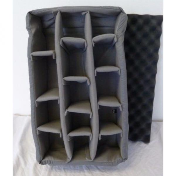 Grey Padded divider set &amp; lid foam.  Fits Pelican 1510 &amp; SKB 3i-2011-7 (NO CASE) #3 image