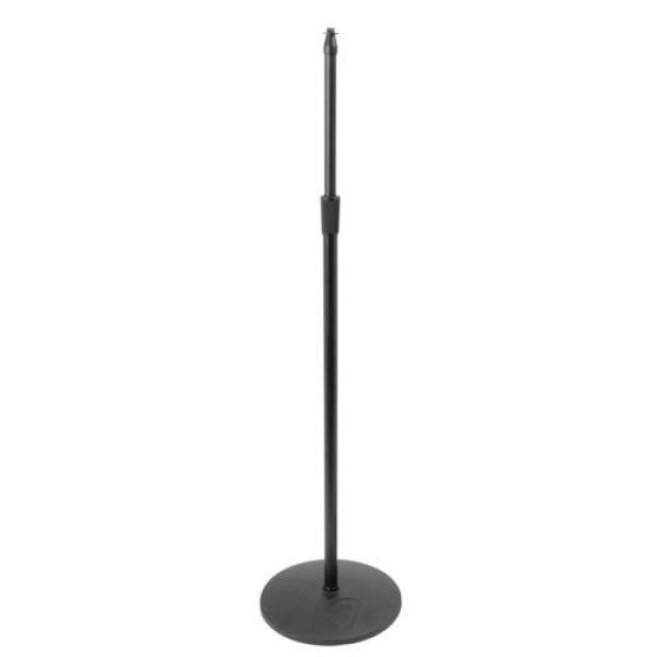 On-Stage Stands Heavy Duty Low Profile Mic Stand with 12&#034; Base #1 image
