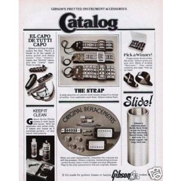 1974 Gibson Fretted Instrument Accessories Catalog Ad #1 image