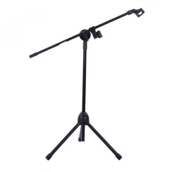 Ohuhu Microphone Stand Dual Mic Clip / Collapsible Tripod Boom Stand #1 image