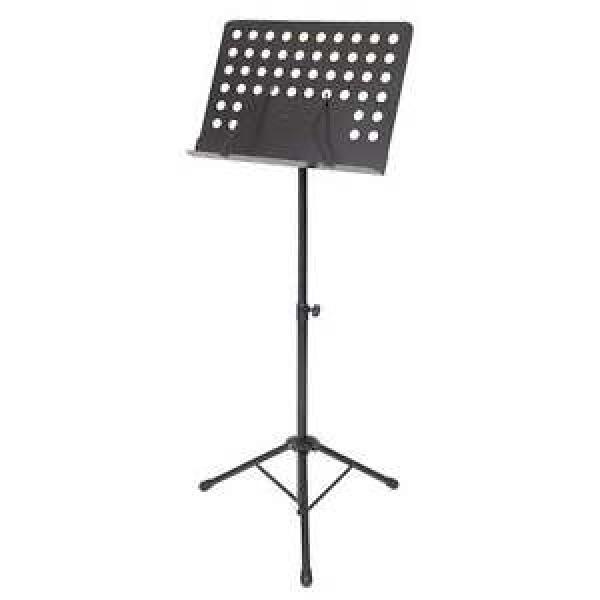 Kinsman KSS02 Deluxe Stage Music Stand - Black #1 image