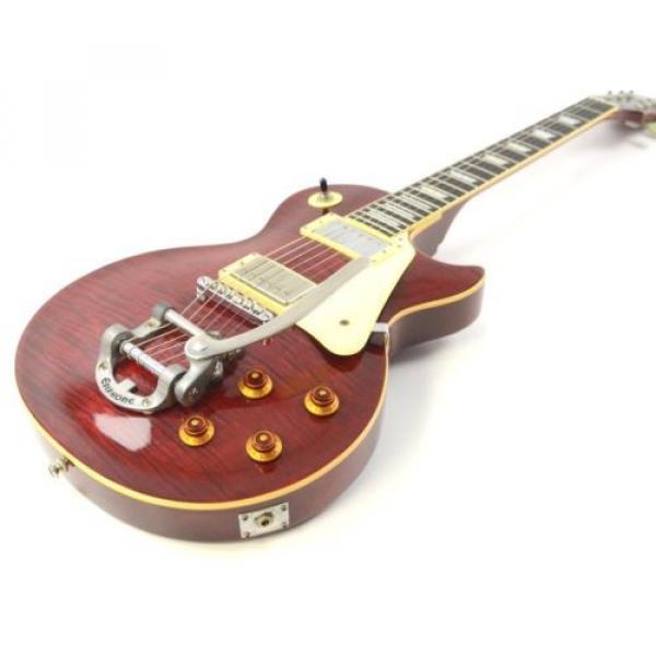 2000 Epiphone Limited Edition Les Paul Standard - Wine Flame w/ Gig Bag - Bigsby #5 image