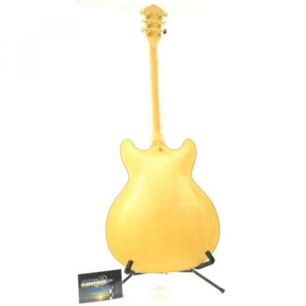 Washburn HB-35 NK Semi-Hollowbody Electric Guitar - Natural w/OHSC HB35 #4 image