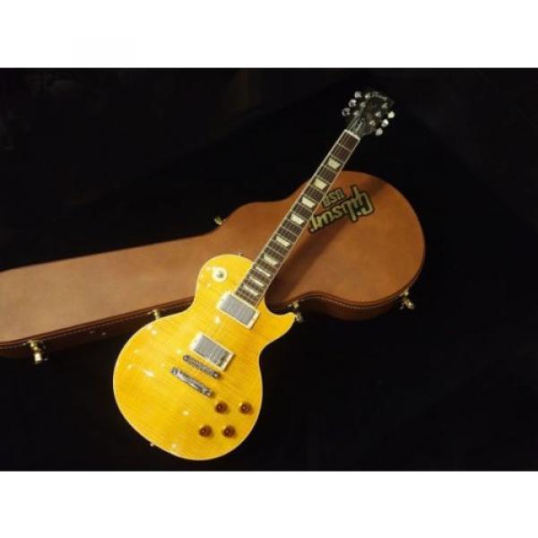 Gibson Les Paul Standard 2016 T Translucent Amber Electric guitar from japan #1 image