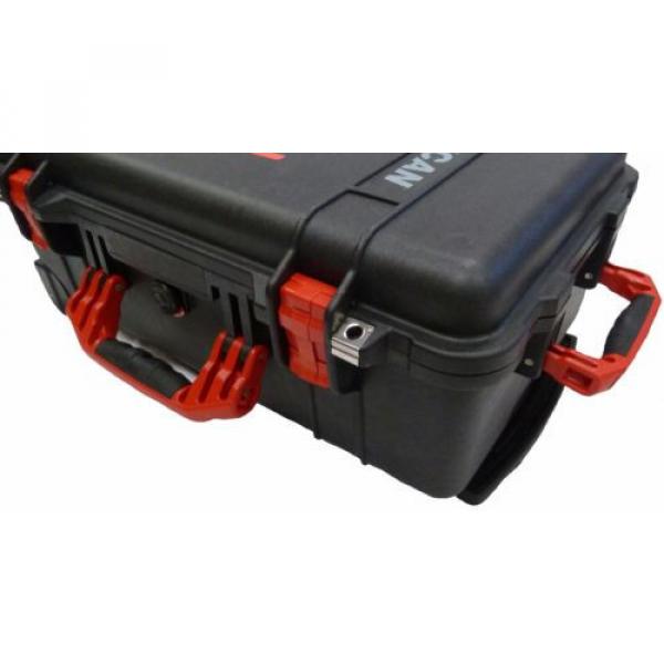 New Black Pelican 1510 With Red Handles &amp; Latches.  With Foam. #4 image