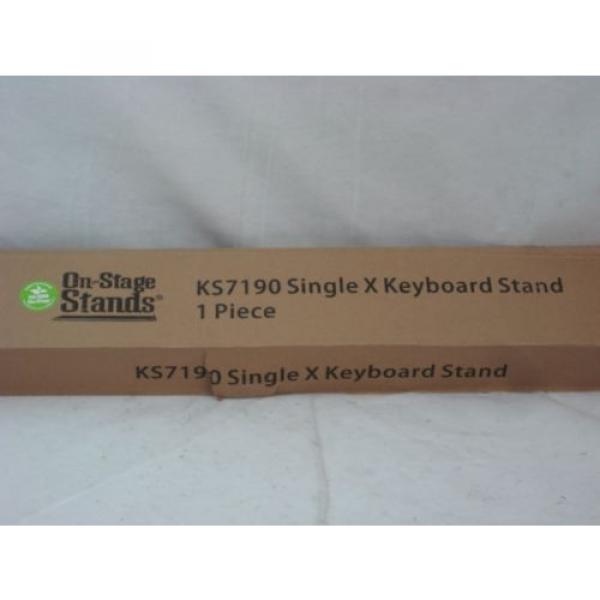 NEW On-Stage KS7190 Single Braced X Style Keyboard Stand #2 image