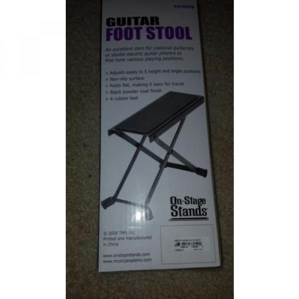 On Stage FS7850B Guitar Foot Stool Music People Electronics #2 image