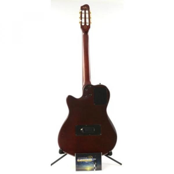 Godin Multiac ACS SA Nylon String Electric Guitar - Natural w/ Gig Bag - Synth #4 image