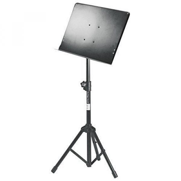 On-stage Sm7211b Professional Grade Folding Orchestral Music Stand, Black #1 image