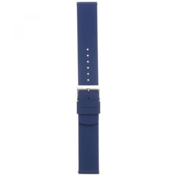 Skagen SKB6035 20mm Silicone Blue Watch Strap Free-Ship #3 image