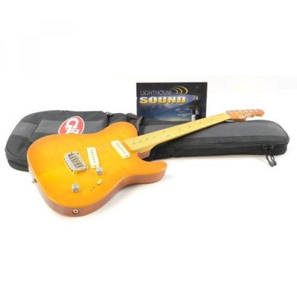 G&amp;L ASAT Special Deluxe Electric Guitar - Honeyburst w/ G&amp;L Gig Bag #2 image