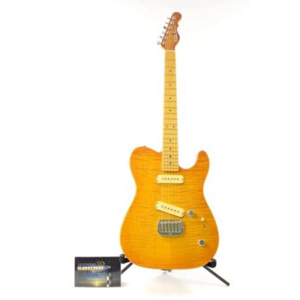 G&amp;L ASAT Special Deluxe Electric Guitar - Honeyburst w/ G&amp;L Gig Bag #3 image