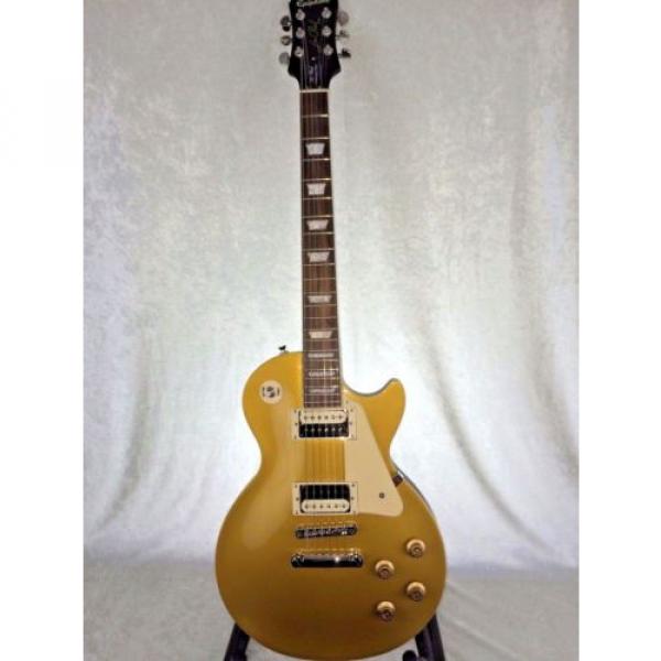 Epiphone Les Paul Traditional Pro Refurbished Electric Guitar – Goldtop #1 image