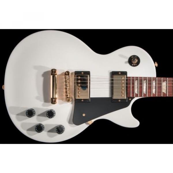 Gibson 2016 T Les Paul Studio Alpine White with case #2 image