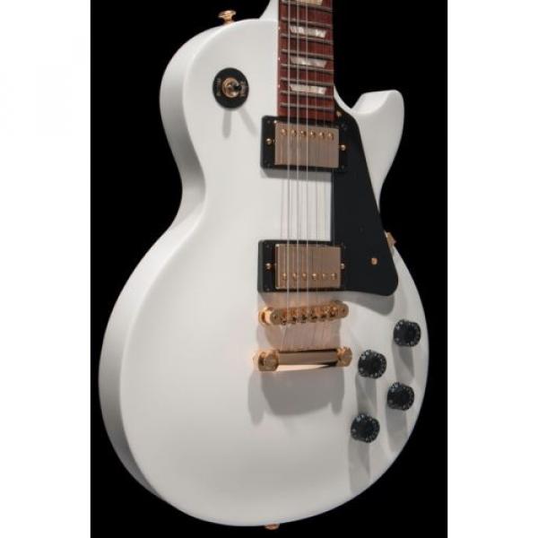 Gibson 2016 T Les Paul Studio Alpine White with case #4 image