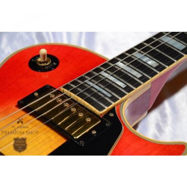 Gibson 1978 Les Paul Custom Cherry Sunburst Used Guitar Free Shipping #g2179 #3 image