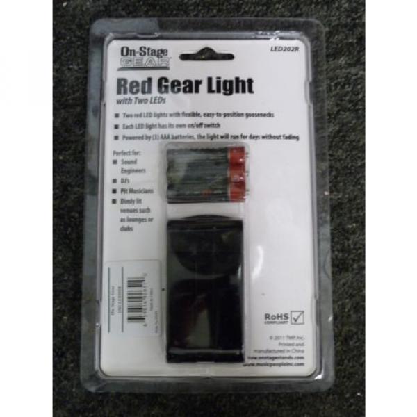 On Stage LED202R two LED red clip on music stand light #2 image