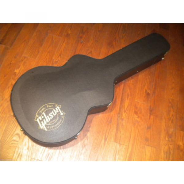 Rare Gibson 16&#034; ES or EC-10 EC10 Hard Shell Acoustic Guitar Case Purple Interior #1 image