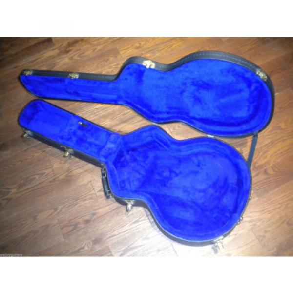 Rare Gibson 16&#034; ES or EC-10 EC10 Hard Shell Acoustic Guitar Case Purple Interior #2 image