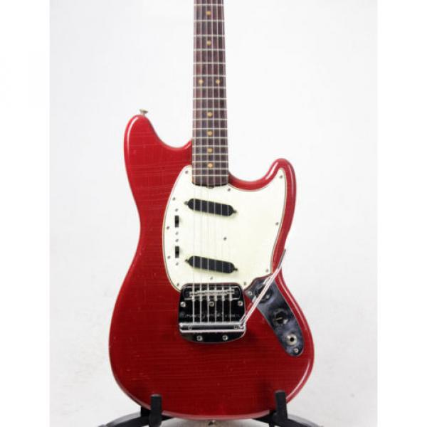 1964 Fender Mustang Candy Apple Red Pre-CBS Electric Guitar #1 image