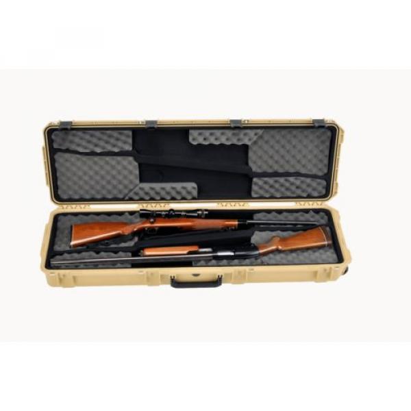 Desert Tan SKB 3i-5014-DR-T Double Rifle With foam. With 2 TSA Locking latches #1 image