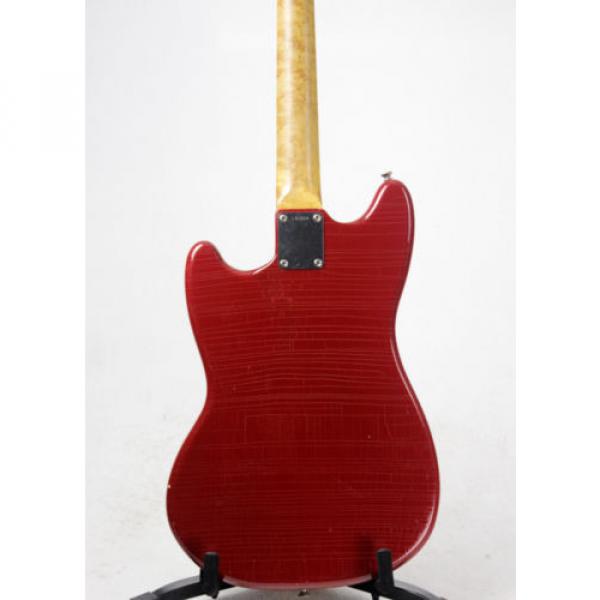 1964 Fender Mustang Candy Apple Red Pre-CBS Electric Guitar #5 image