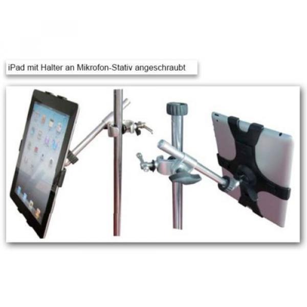 Microphone Stand + Tablet Mount for for iPad1 iPad2 iPad3 IPad4 Mic Holder #3 image