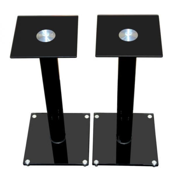 New Pair Studio Monitor Speaker Stand Universal Premium High-Quality Black Home #1 image