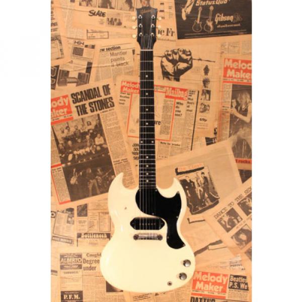 Gibson 1963 SG Junior TV &#034;Polaris White&#034; Non Trem Used w / Hard case #1 image