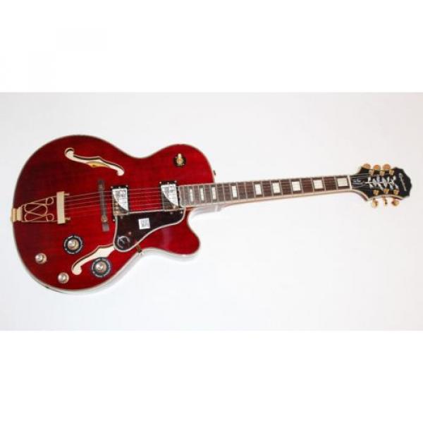 Epiphone Joe Pass Emperor-II PRO Red Hollowbody Electric Guitar #1 image