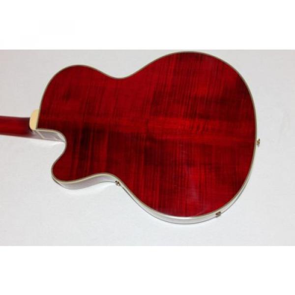 Epiphone Joe Pass Emperor-II PRO Red Hollowbody Electric Guitar #3 image