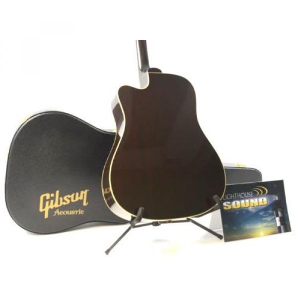 2013 Gibson Hummingbird Pro Acoustic-Electric Guitar - Vintage Sunburst w/OHSC #4 image