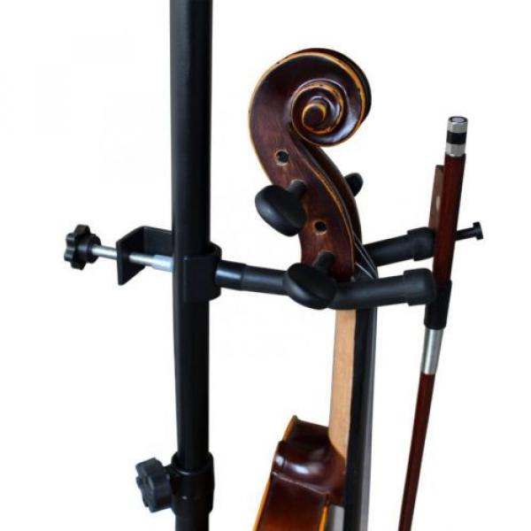 Vizcaya Violin Stand VLH10 Violin Hanger With Bow Peg Attachment for Music Stand #1 image