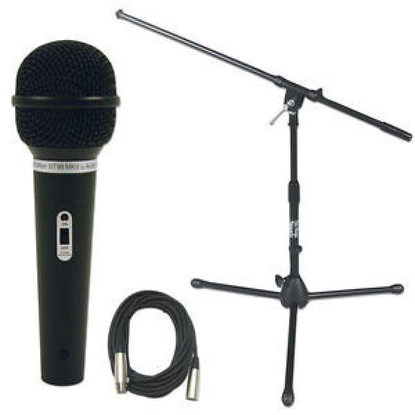 Audio Technica ST90-MKII Mic with Short Stand &amp; XLR Cable Pack #1 image