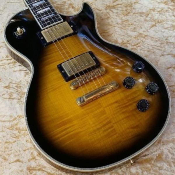 Gibson Les Paul Custom Plus Vintage Sunburst Used Guitar Free Shipping #g1711 #1 image