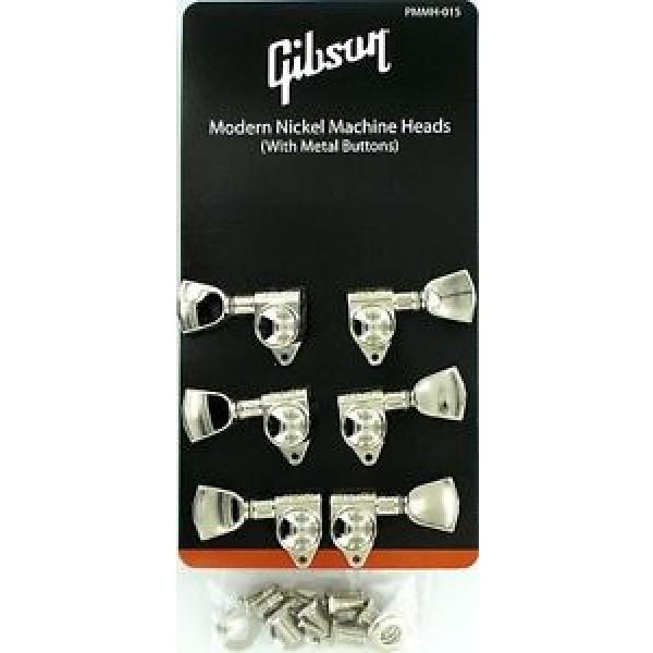 GIBSON MECCANICHE modern TUNER Metal buttons NICKEL new PMMH-015 #1 image