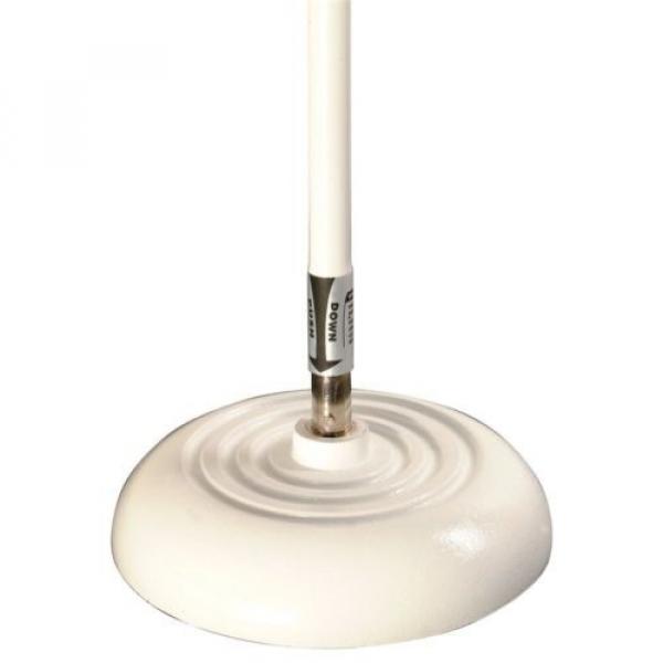 Pro Vocal Microphone Stand With Round Base White #2 image