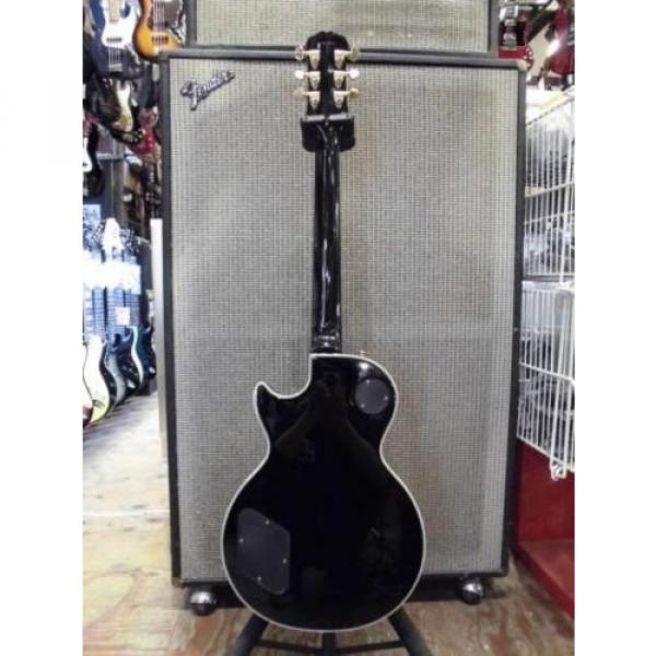 Excellent Japan electric guitar Epiphone [Les Paul Custom] black #2 image
