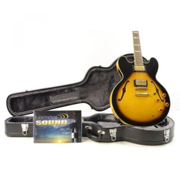 2009 Epiphone Sheraton II Archtop Electric Guitar - Vintage Sunburst w/ Case #2 image