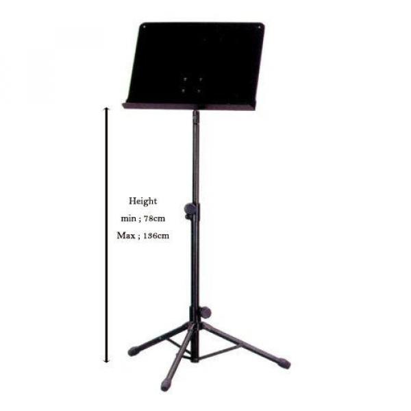 Heavy Duty Portable Adjustable Sheet Diameter 2.9 cm Music Stand iMS909 #2 image