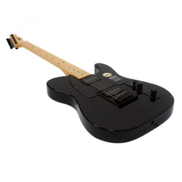 920D Fender Standard Tele Gib Mod Duncan P-Rails All Black w/Case #3 image