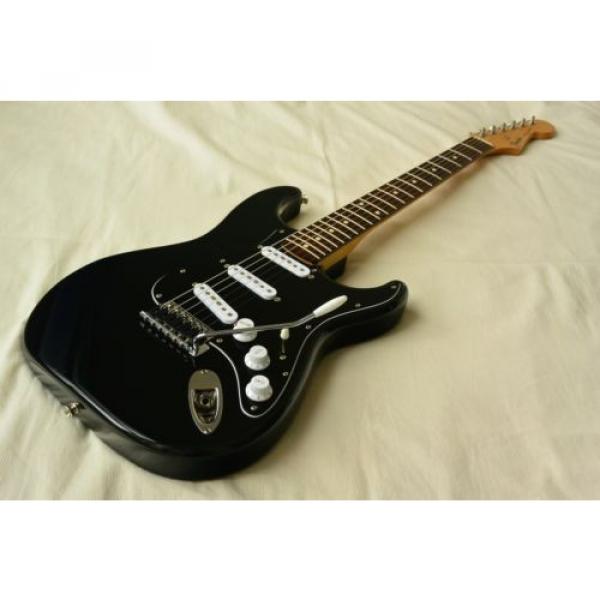 Fender Japan Small Body Medium Scale 628 mm 24.75 in Stratocaster Rare 90s Black #1 image