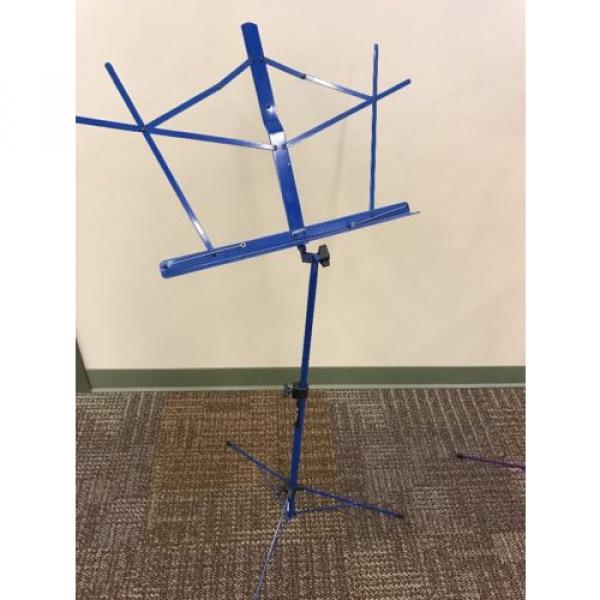 Dark Blue Collapsible Music Stand #1 image