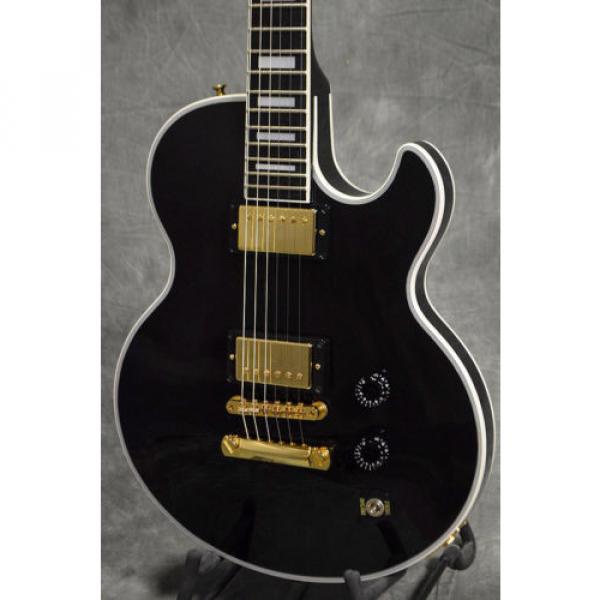 [NEW!]Gibson Custom Ronnie Wood Signed L-5S Ebony, Stones, f0240 #2 image