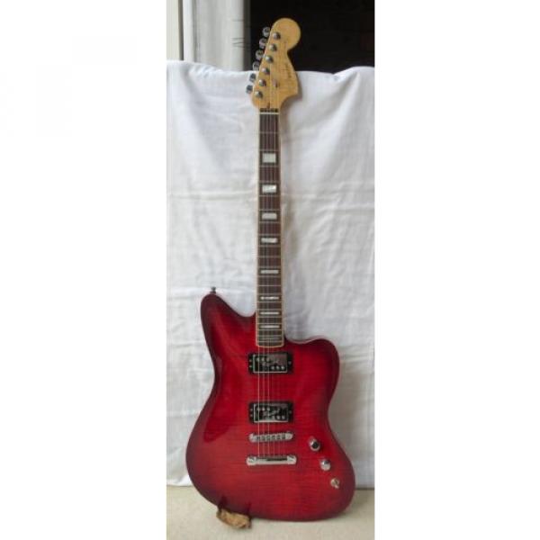 2013 Fender USA &#034;Select Series&#034; Jazzmaster HH Ltd Ed Flame Maple Top Elec Guitar #2 image