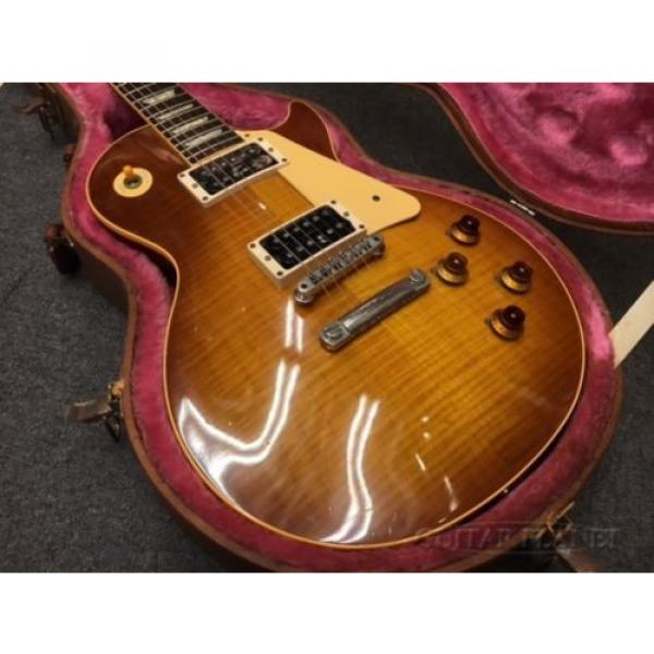 Gibson 1987 Les Paul Reissue Heritage Cherry Sunburst Electric guitar from japan #1 image