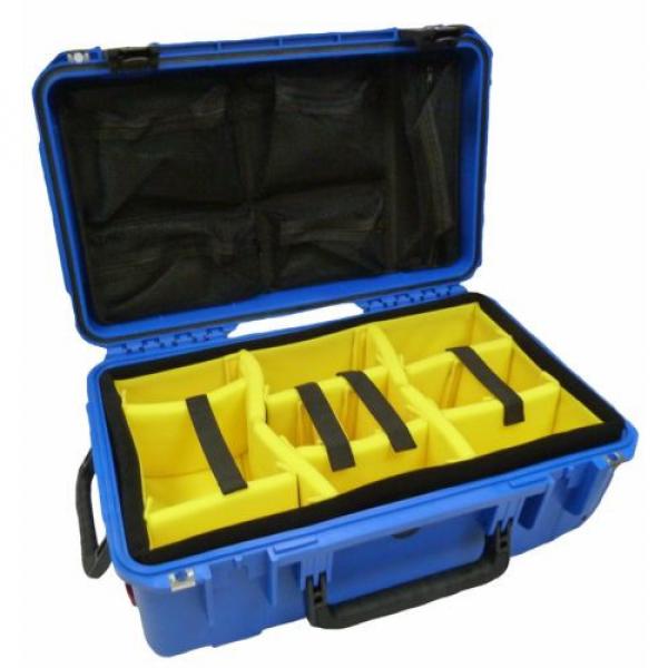 SKB  BLUE 3i-2011-7BLY-D With dividers (Yellow) &amp; Pelican 1510 Lid org. &amp; Locks. #1 image