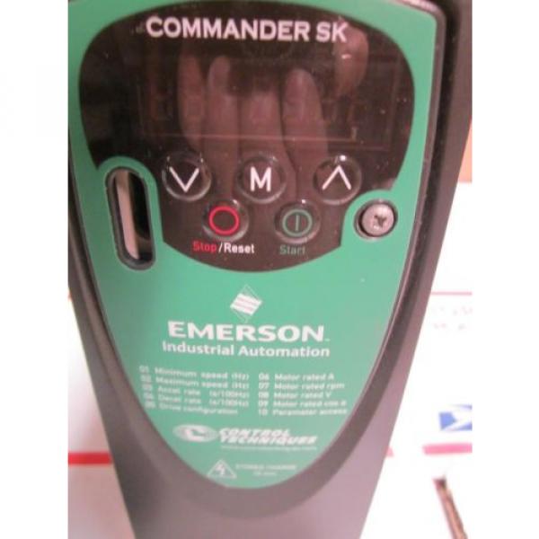 Emerson Industrial Commander SKB3400037 Drive Control Techniques #2 image