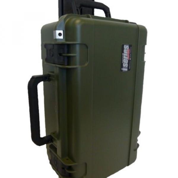 SKB Cases OD GREEN With padded dividers &amp; Pelican 1510 / 1519 Lid org. &amp; 2 LOCKS #3 image